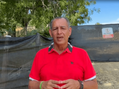 Denuncian crimen ambiental en Santo Cerro por explotación irregular