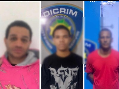 Apresan a tres hombres en Santiago por robos y asaltos