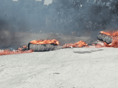 Protestas en Navarrete por falta de agua tras la inauguración del acueducto