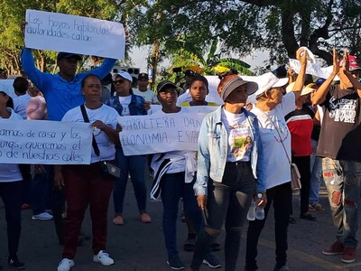 En La Vigía de Dajabón protestan por el arreglo de sus calles