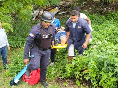 Herido en accidente entre yipeta y motorista en Los Jardines del Norte