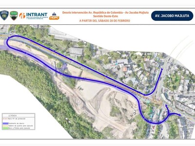 Obras Públicas anuncia cierre parcial para construir paso a desnivel