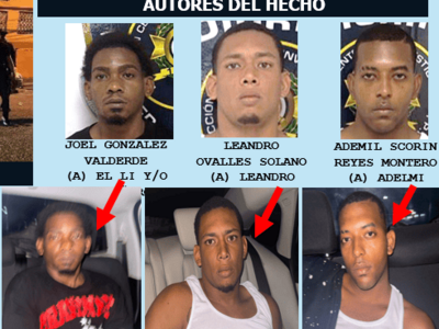 Policía Nacional apresa autores de homicidio en barrio 27 de Febrero