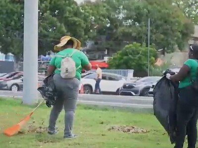 Realizan amplio operativo de limpieza en la Ruta 66