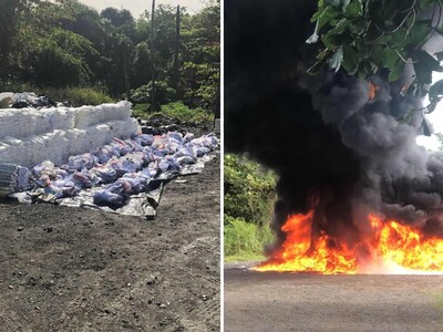 Ministerio Público y DNCD destruyen cargamento de drogas