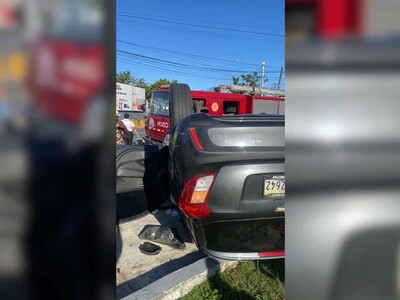 Accidente de yipeta en Jardín Botánico afecta a la conductora