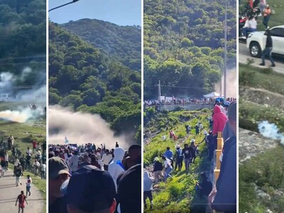 Manifestación contra mina en San Juan dejó 20 arrestos