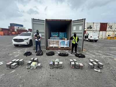 La DNCD incauta 120 paquetes de cocaína en puerto Caucedo