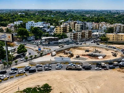 Cierre de calzada sur-norte en avenida Jacobo Majluta por obras