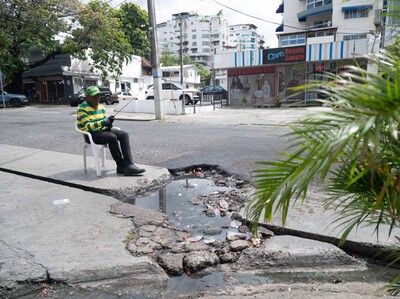 Vecinos de Bella Vista exigen solución a badén en mal estado