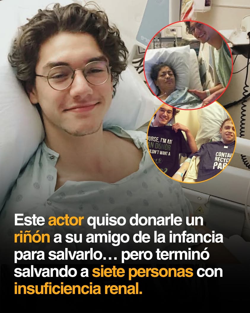 ❤️ QUISO DONARLE UN RIÑÓN A SU MEJOR AMIGO… Y TERMINÓ SALVANDO A SIETE PERSONAS Belmont y Brendan eran amigos desde niño...