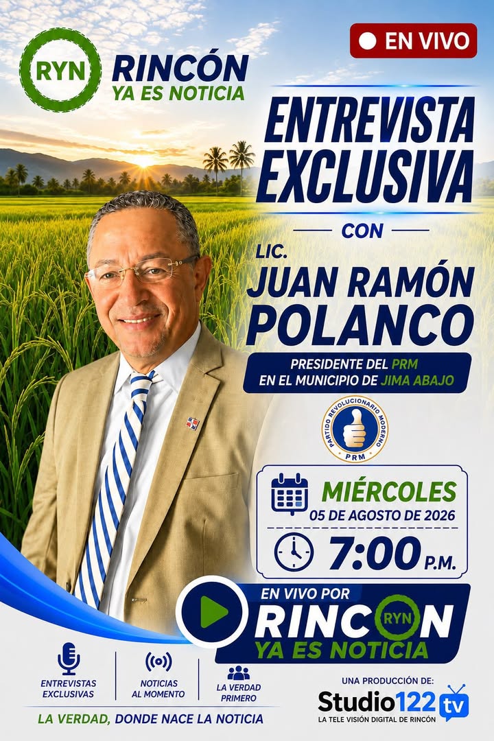 No te pierdas la interesante entrevista al licenciado Juan Ramon Polanco Polanco, presidente del PRM en el municipio de...