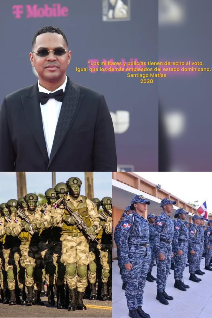 "Los militares y policías tienen derecho al voto, igual que los demás empleados del estado dominicano." * (Santiago Matí...