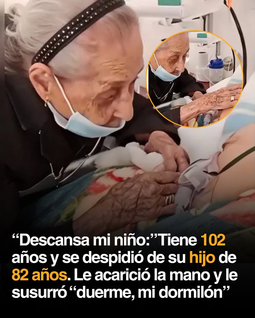 🕊️ TIENE 102 AÑOS Y SE DESPIDIÓ DE SU HIJO DE 82: "DUERME, MI DORMILÓN" Dicen que no hay dolor más grande que ver parti...
