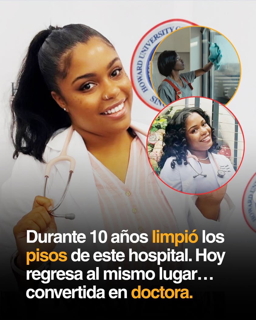 🩺 DURANTE 10 AÑOS LIMPIÓ LOS PISOS DE ESTE HOSPITAL… HOY REGRESA A ÉL CON UNA BATA DE DOCTORA Durante años, Shay Taylor...