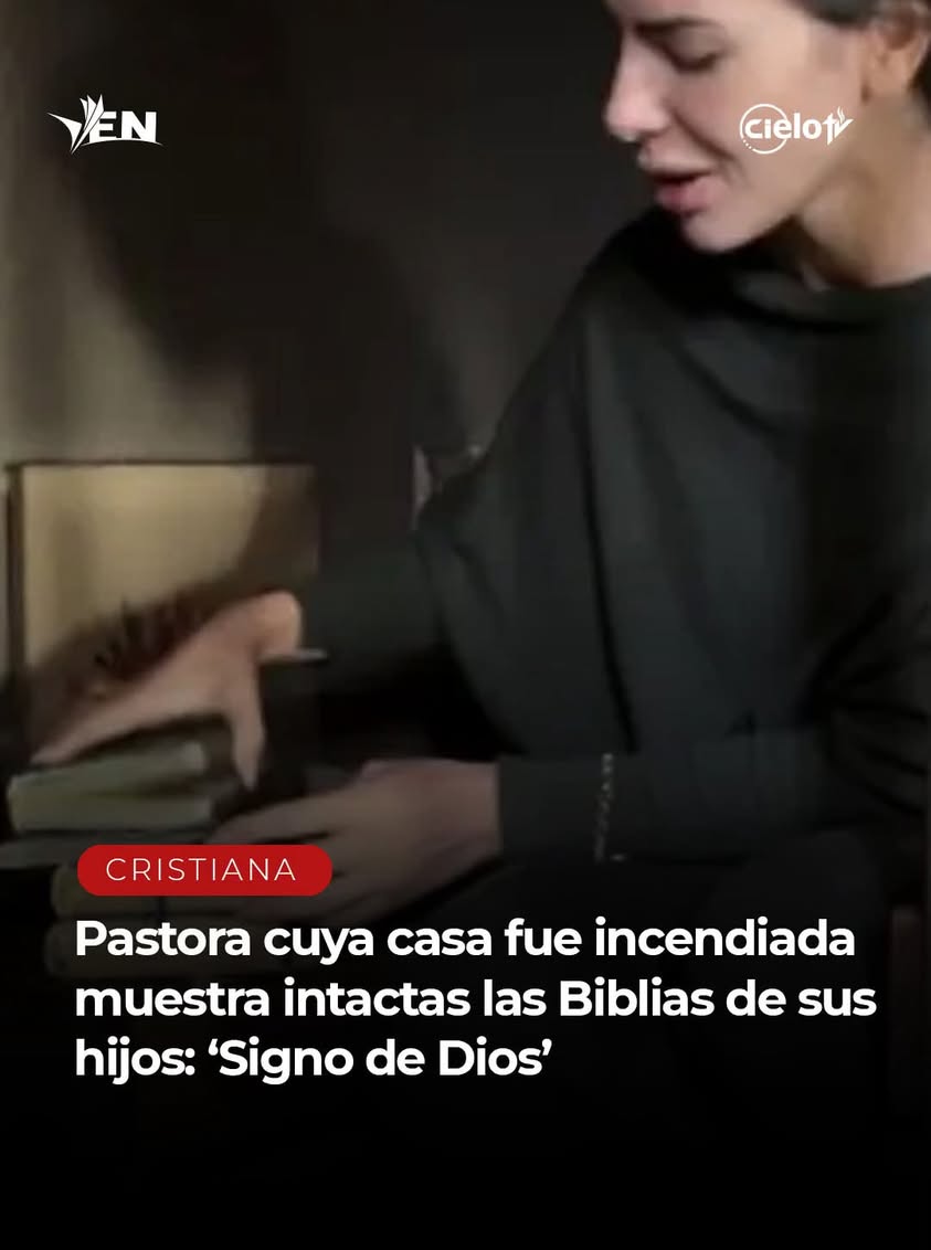 Una pastora fue testigo de cómo las Biblias permanecieron milagrosamente intactas después de que se produjo un incendio...