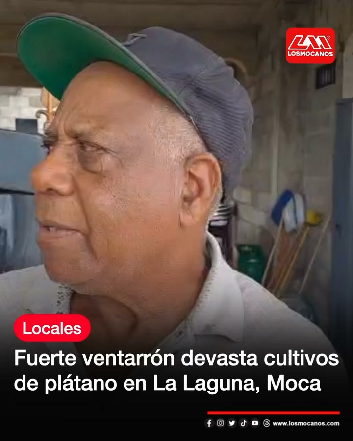 Productores agrícolas de la comunidad de La Laguna, en Moca, vivieron una tarde de pánico e incertidumbre, tras un sever...