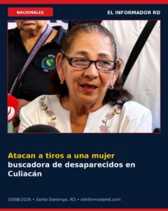 Atacan a tiros a una mujer buscadora de desaparecidos en Culiacán, México