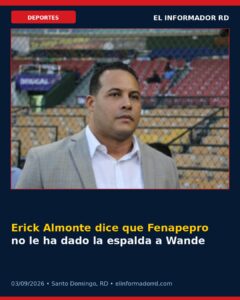 Erick Almonte dice que Fenapepro no le ha dado la espalda a Wander Franco