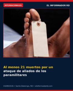Al menos 21 muertos por un ataque de aliados de los paramilitares en Sudán, según una ONG