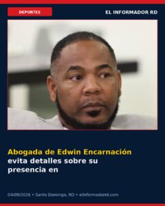 Abogada de Edwin Encarnación evita detalles sobre su presencia en la Fiscalía