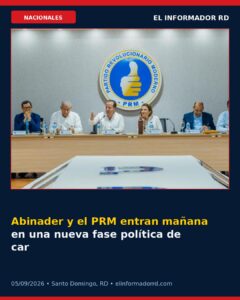 Abinader y el PRM entran mañana en una nueva fase política de cara al 2028