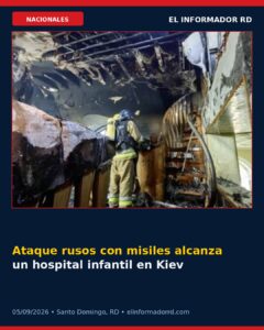 Ataque rusos con misiles alcanza un hospital infantil en Kiev