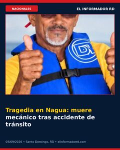 Tragedia en Nagua: muere mecánico tras accidente de tránsito