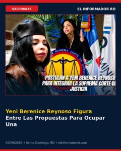 Yeni Berenice Reynoso Figura Entre Las Propuestas Para Ocupar Una Vacante En La Suprema Corte De Justicia