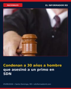 Condenan a 30 años a hombre que asesinó a un primo en SDN
