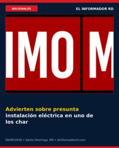 Advierten sobre presunta instalación eléctrica en uno de los charcos de Río Partido, SalcedoSalcedo