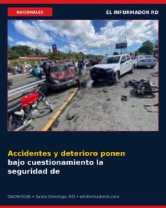 Accidentes y deterioro ponen bajo cuestionamiento la seguridad de la Autopista del Nordeste