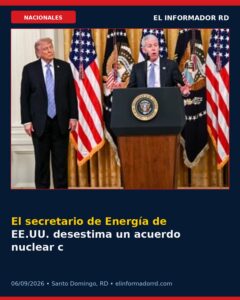 El secretario de Energía de EE.UU. desestima un acuerdo nuclear con Irán