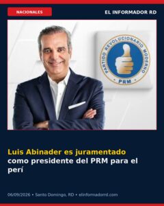 Luis Abinader es juramentado como presidente del PRM para el período 2026-2030
