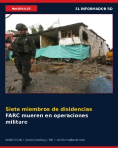 Siete miembros de disidencias FARC mueren en operaciones militares en Colombia