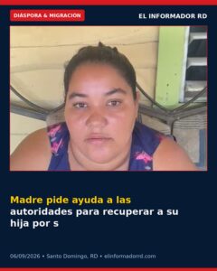 Madre pide ayuda a las autoridades para recuperar a su hija por supuesto secuestro por parte de una tía