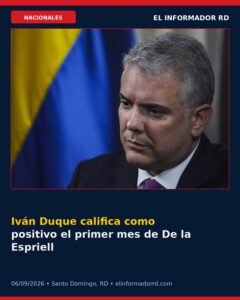 Iván Duque califica como positivo el primer mes de De la Espriella en el Gobierno de Colombia