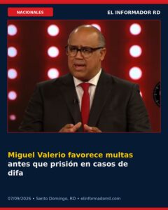 Miguel Valerio favorece multas antes que prisión en casos de difamación