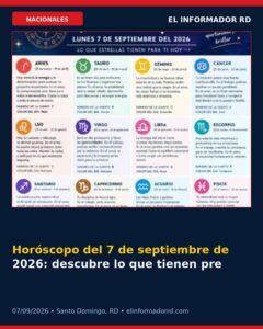 Horóscopo del 7 de septiembre de 2026: descubre lo que tienen preparado los astros