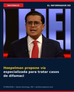 Hoepelman propone vía especializada para tratar casos de difamación e injuria