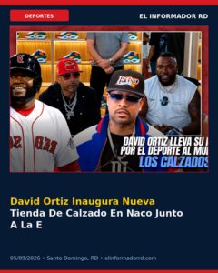 David Ortiz Inaugura Nueva Tienda De Calzado En Naco Junto A La Estrella De NBA, Allen Iverson