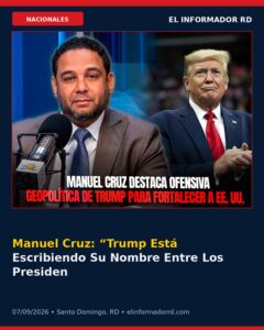 Manuel Cruz: “Trump Está Escribiendo Su Nombre Entre Los Presidentes Con Legado En EE. UU.”