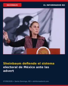 Sheinbaum defiende el sistema electoral de México ante las advertencias de Gustavo Petro