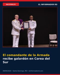 El comandante de la Armada recibe galardón en Corea del Sur