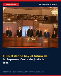 El CNM define hoy el futuro de la Suprema Corte de Justicia tras evaluar a sus jueces
