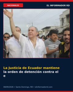 La Justicia de Ecuador mantiene la orden de detención contra el expresidente Abdalá Bucaram