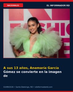 A sus 13 años, Anamaría García Gómez se convierte en la imagen de RD Fashion Kids 2026