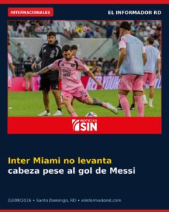 Inter Miami no levanta cabeza pese al gol de Messi
