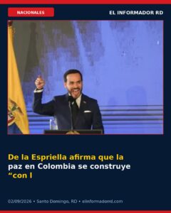 De la Espriella afirma que la paz en Colombia se construye “con la fuerza de las armas y las leyes”